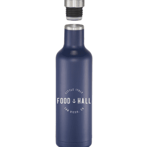 Little Italy Food Hall insulated water bottle in blue
